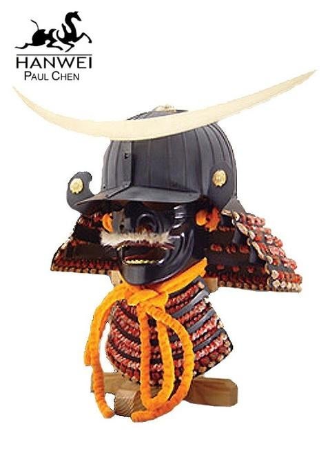 larp, japans, helm, harnas, samurai, kabuto, mempo, masker, Ophalen, Nieuw, Accessoires