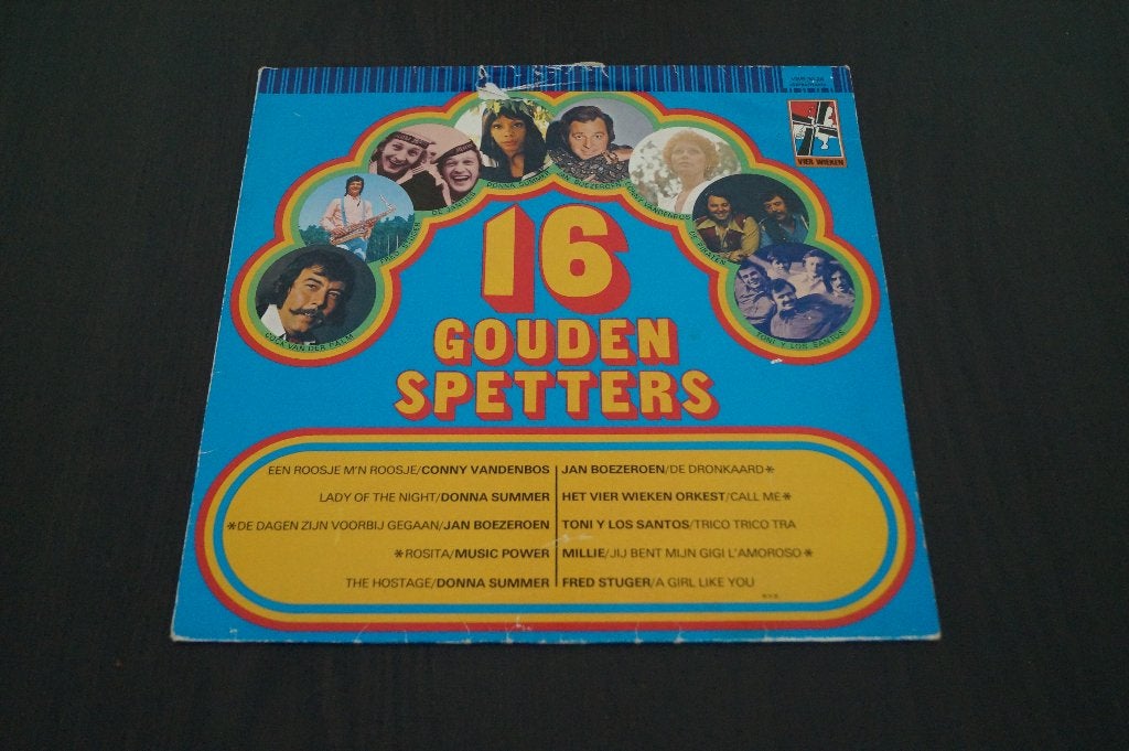 LP 16 Gouden spetters - krasvrij 1605, Ophalen, LP, Pop, Zo goed als nieuw