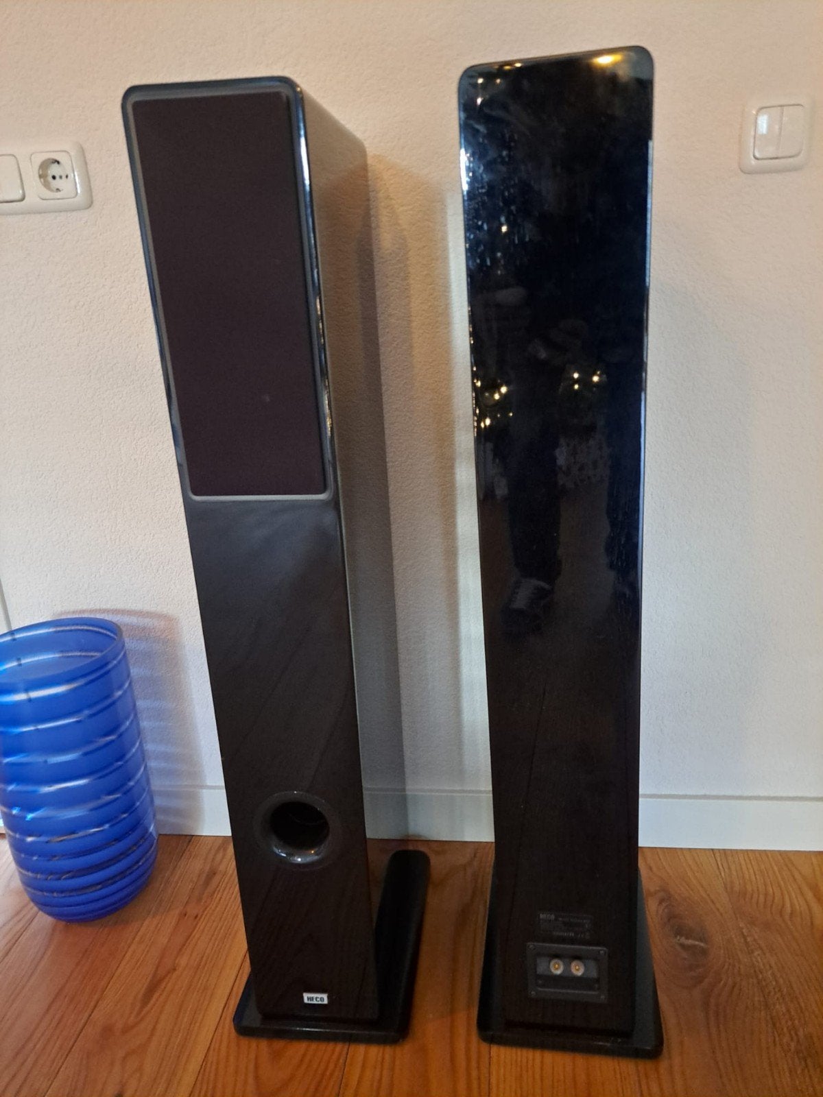 Heco Music Colors 200 vloerspeakers zwart, Vloerstaande luidspreker, Gebruikt, Ophalen, 150 watt of meer
