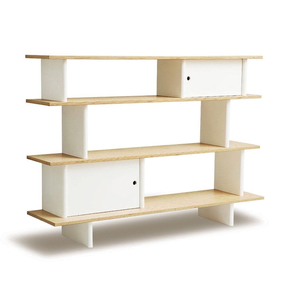 Oeuf NYC Boekenkast - Stijlvol en Duurzaam Design, Huis en Inrichting, Met plank(en), 100 tot 150 cm, Ophalen of Verzenden, Zo goed als nieuw