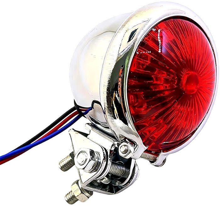 Bates Achterlicht Chopper / Bobber / Scrambler, Motoren, Ophalen of Verzenden