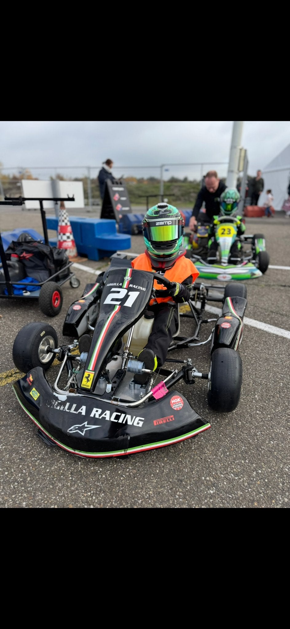 Parolin Rocky racing kart, Ophalen, Gebruikt, Kart