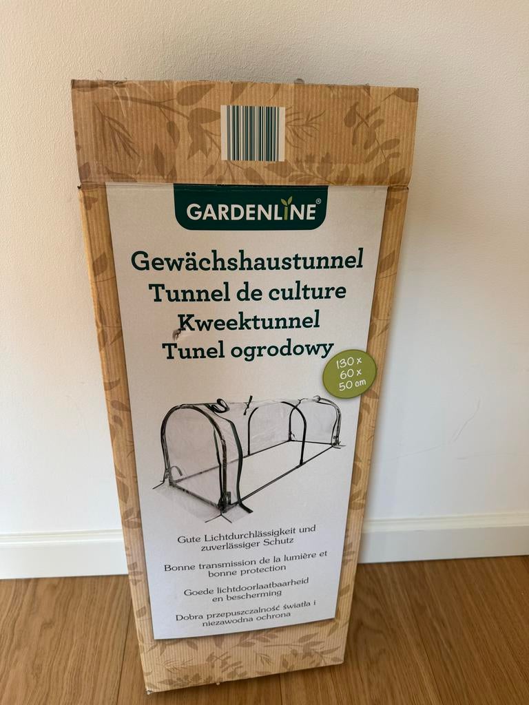 GARDENLINE Kweektunnel 130x60x50cm - Nieuw in doos, Ophalen, Zo goed als nieuw