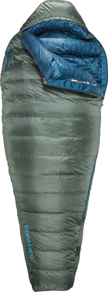 Thermarest Questar slaapzak comfort -10 C limiet -18C, Ophalen, Zo goed als nieuw