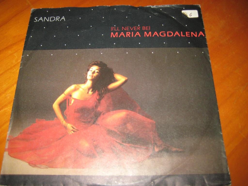 Sandra: (I`ll never be) Maria Magdalena, Ophalen of Verzenden, Zo goed als nieuw, Pop, Single