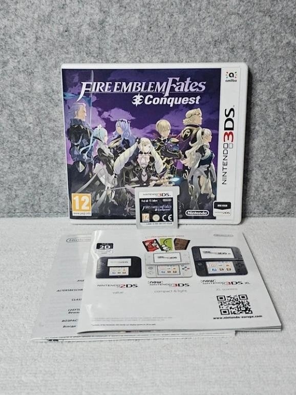 Fire Emblem Fates: Conquest - 3DS - compleet, NL doos, 1 speler, Ophalen of Verzenden, Zo goed als nieuw, Role Playing Game (Rpg)