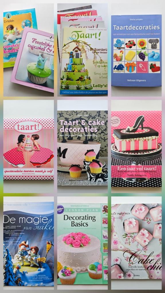 Diverse boeken en tijdschriften - taarten en cupcakes, Ophalen of Verzenden, Taarten, Boek of Tijdschrift