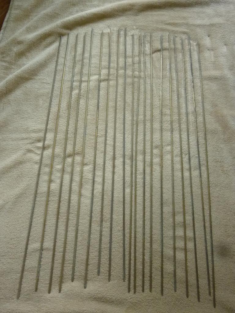 Messing staven vierkant 70 cm lang 3mm x 3mm, Ophalen of Verzenden, Gelijkstroom, Rails, Overige merken