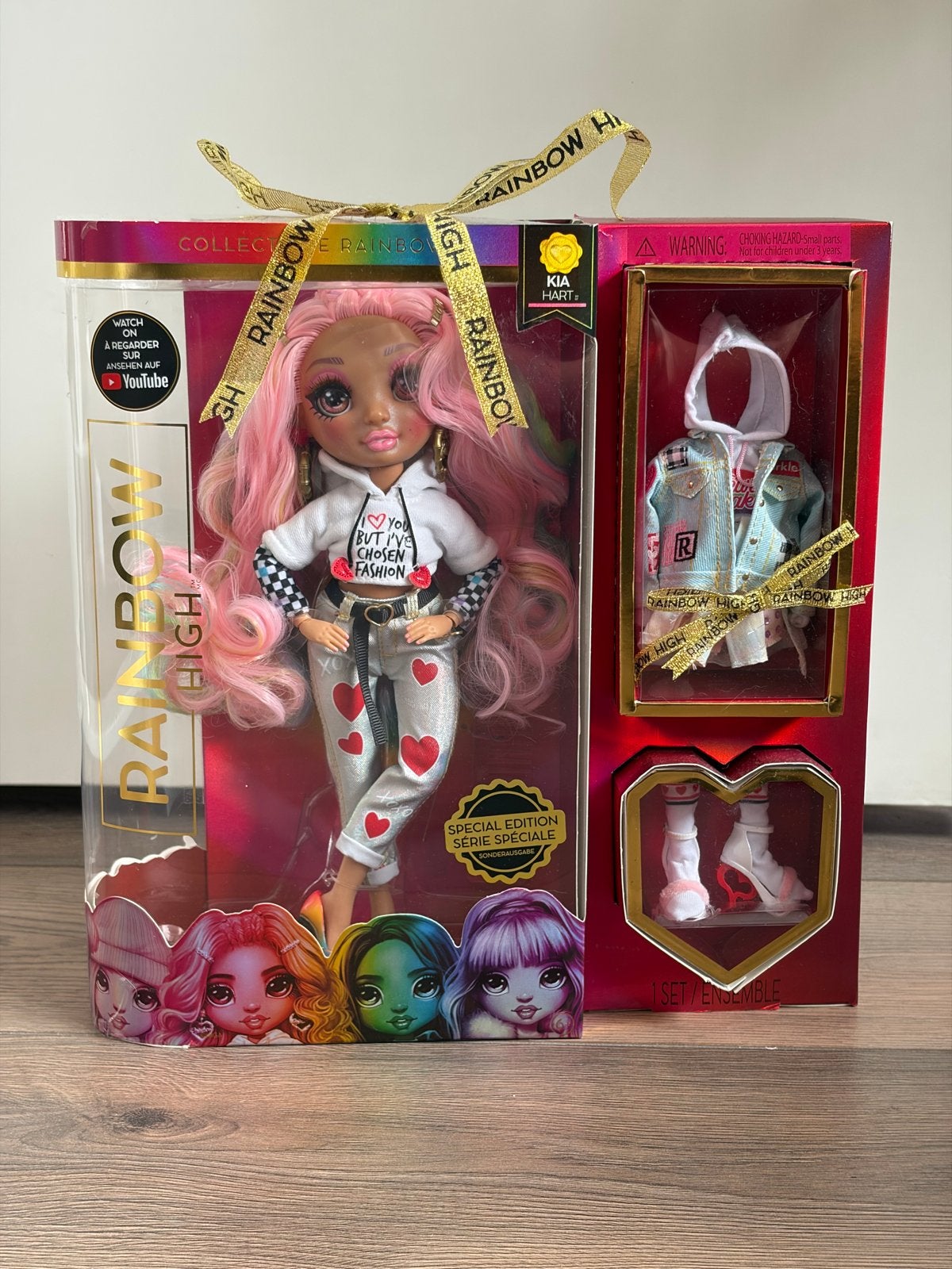 Rainbow High Kia Hart Special Edition Pop met Extra Outfit, Ophalen of Verzenden, Nieuw, Overige typen