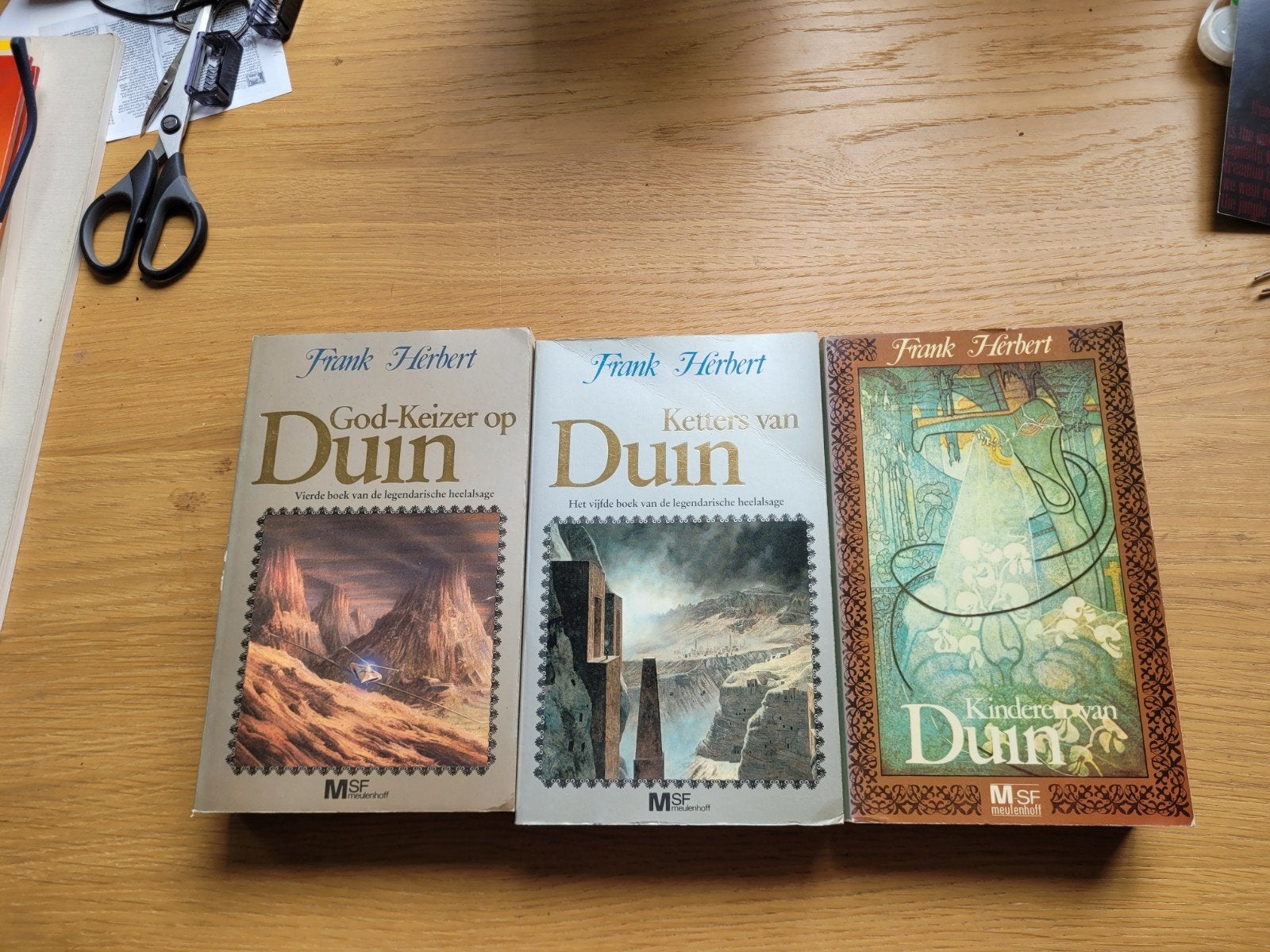 Frank Herbert Duin deel 3 4 5, Boeken, Ophalen of Verzenden, Gelezen
