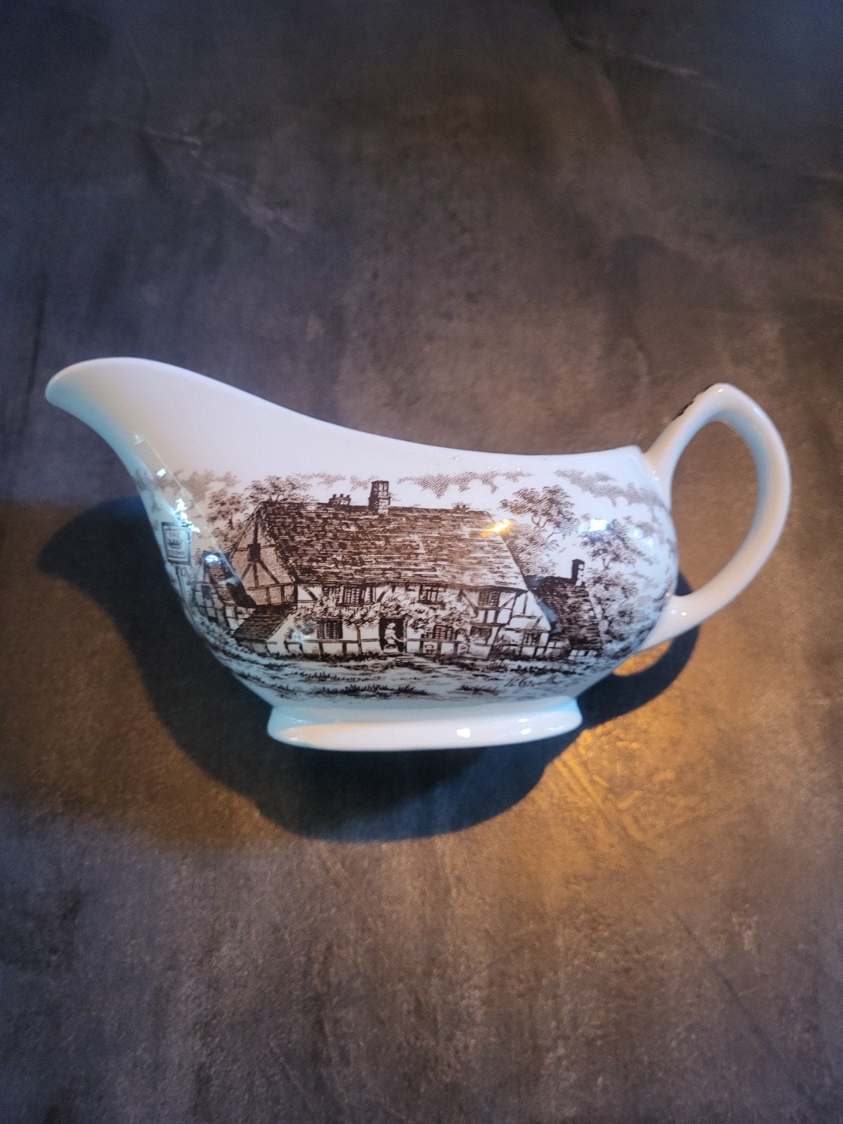 Vintage Ironstone Tableware Sauskom - Old Inns Series, Ophalen of Verzenden