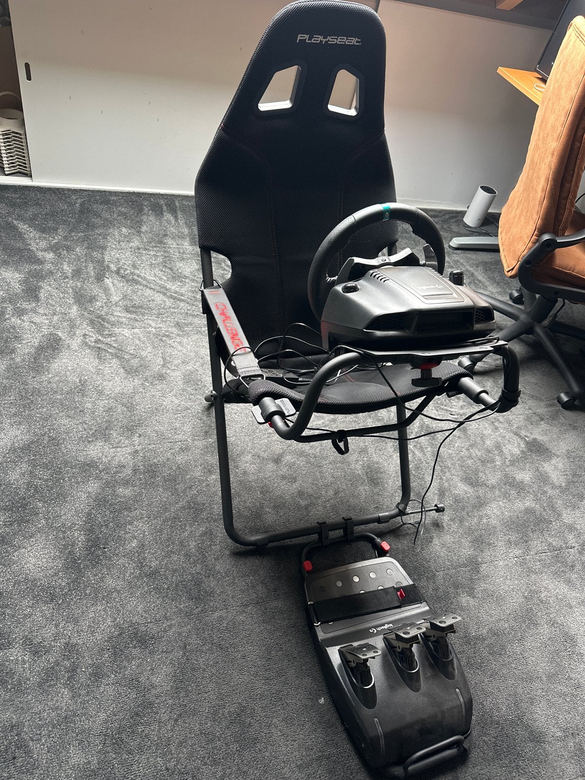 Playseat Challenge met Logitech G29 racestuur en pedalen, Spelcomputers en Games, Spelcomputers | Overige, Ophalen, Overige merken
