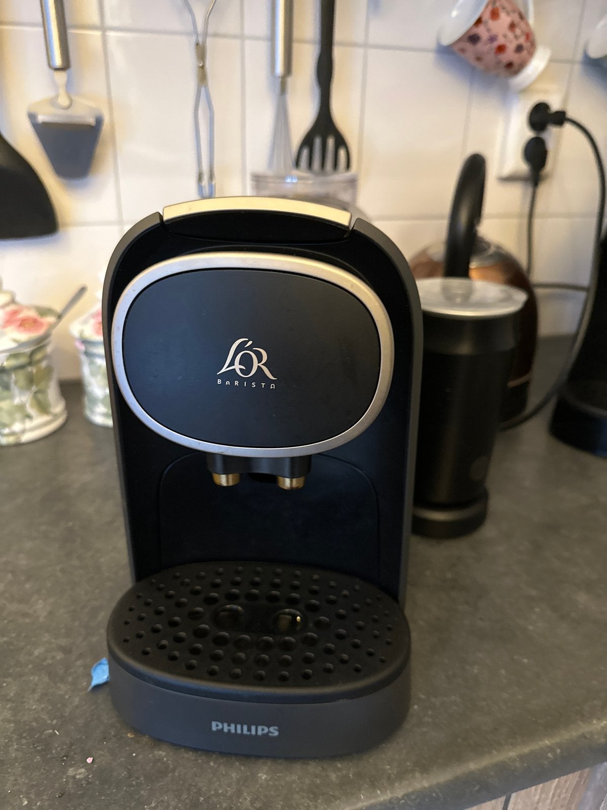 L'OR Barista Koffiemachine - Zwart (Philips), Witgoed en Apparatuur, Koffiezetapparaten, Ophalen, Gebruikt, Espresso apparaat