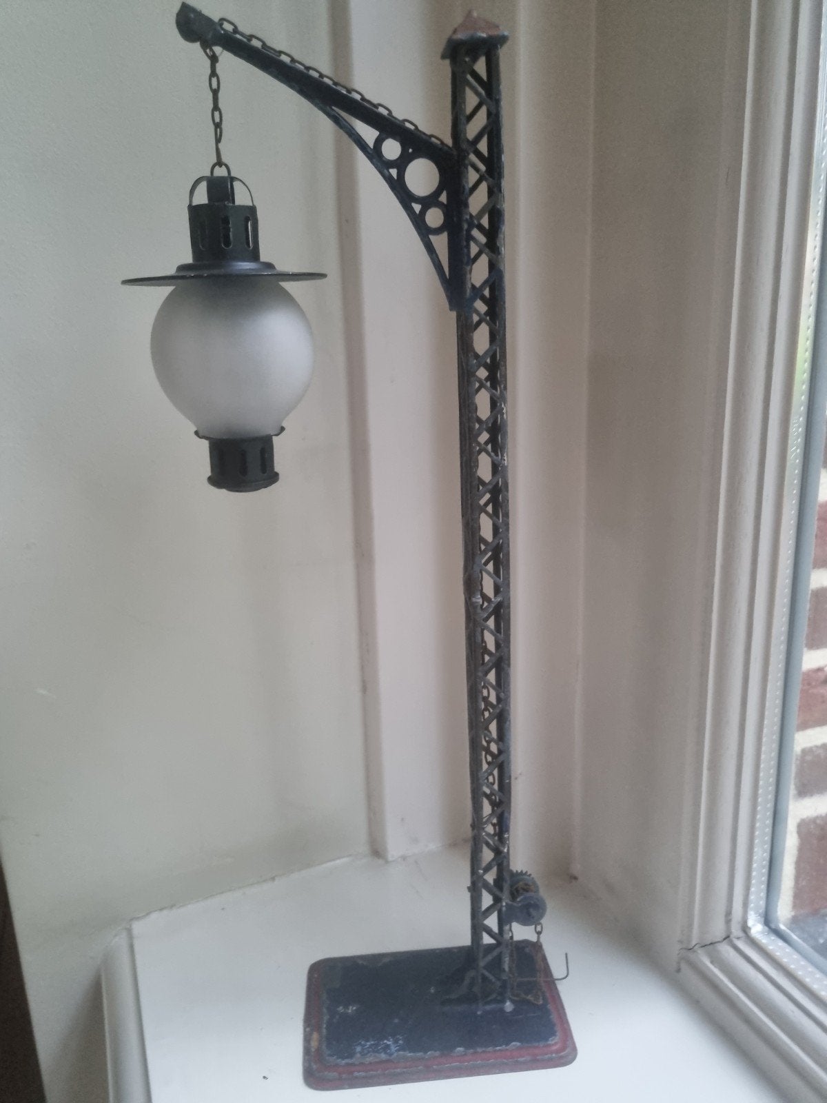 Grote (40 cm) antieke lantaarn, Antiek en Kunst, Antiek | Speelgoed, Ophalen of Verzenden
