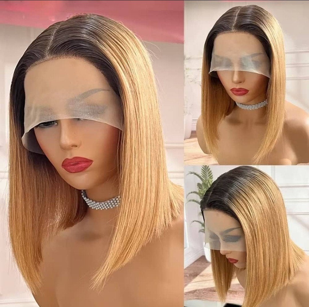 10 inch silky bob wig/ pruik 100% menselijke haar, Ophalen of Verzenden, Nieuw, Pruik of Haarverlenging