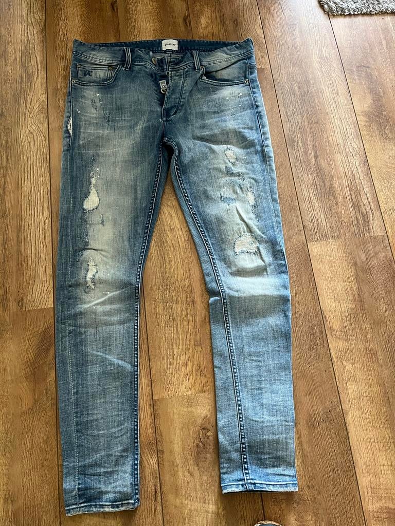 Chasin' Ego Jeans - Maat W33/L32, Ophalen of Verzenden, Zo goed als nieuw, Blauw, W33 - W34 (confectie 48/50)