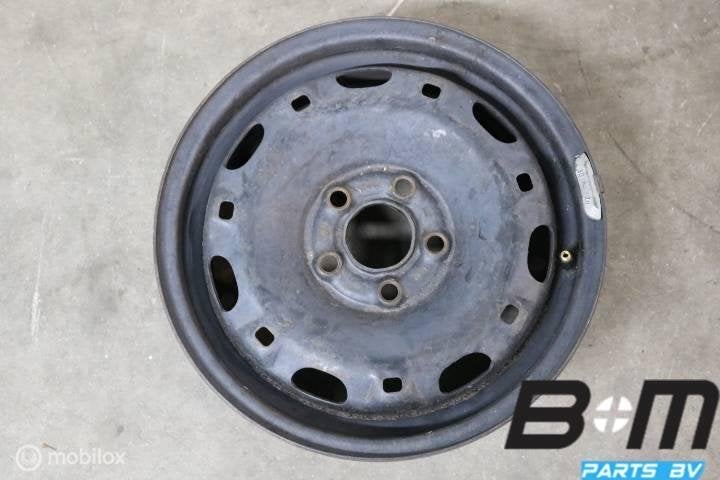 Originele 14 inch stalen velg VW Polo 9N / 9N3 6Q0601027H, Gebruikt, Velg(en)