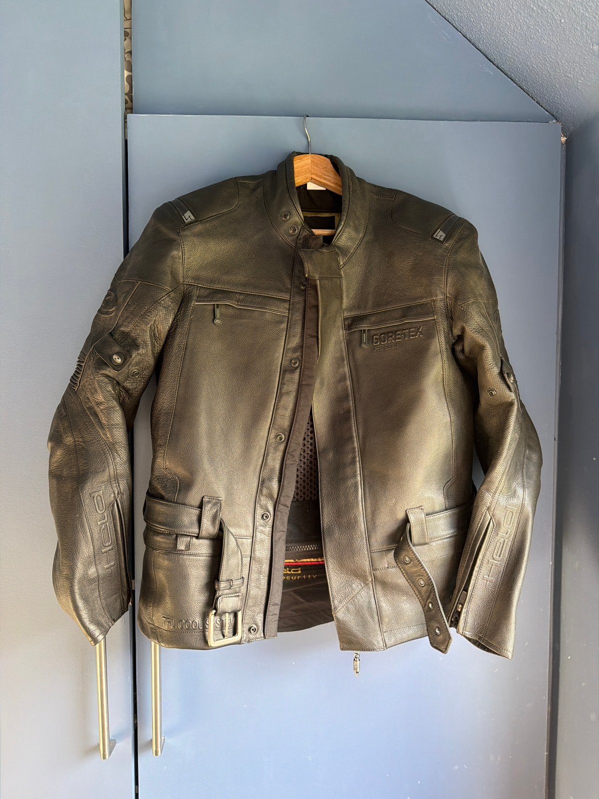 Held Gore-Tex Leren Motorjas - Heren, Ophalen, Tweedehands, Heren, Jas | leer