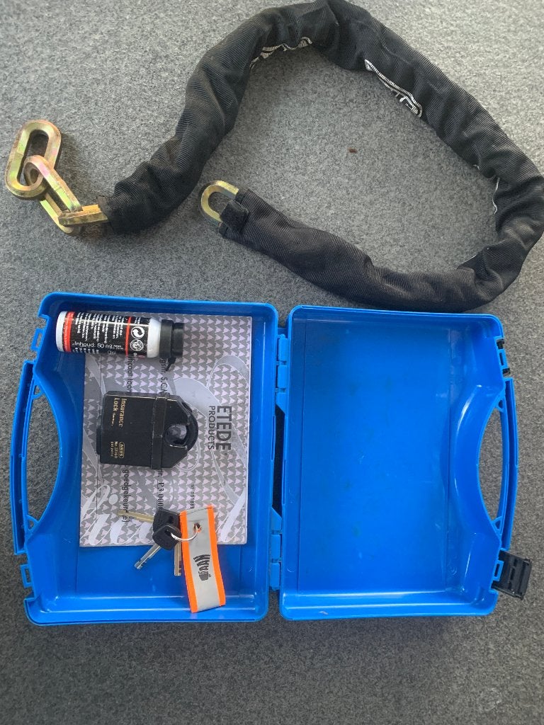 ABUS Kettingslot, Ophalen of Verzenden, Zo goed als nieuw