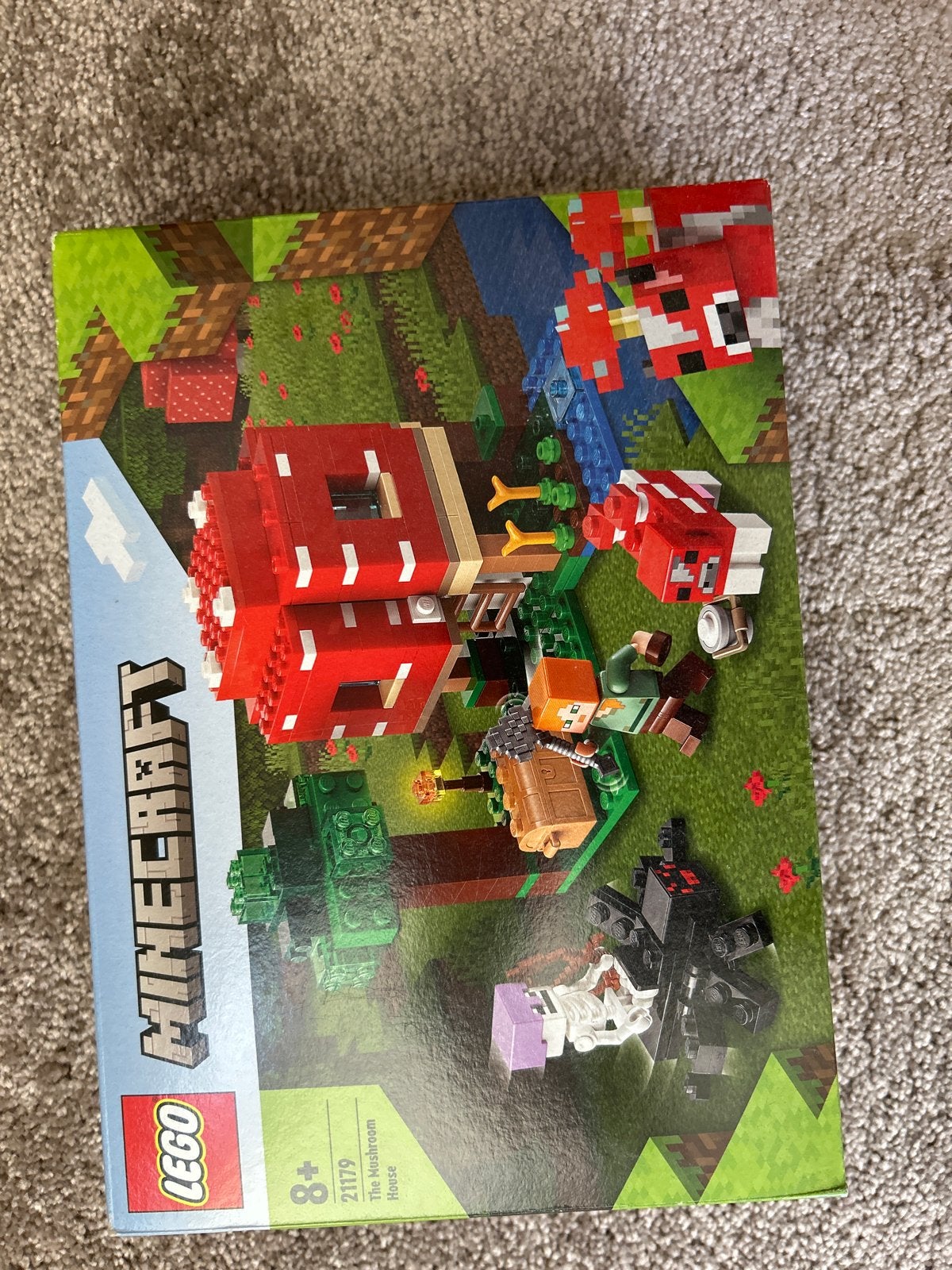 Lego Minecraft 21179 De Paddenstoel Huis, Minecraft, Lego, Nieuw, Ophalen of Verzenden