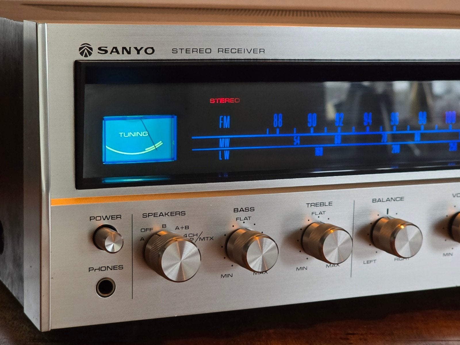 Sanyo DCX-2000L Stereo Receiver, Audio, Tv en Foto, Versterkers en Receivers, Overige merken, Gebruikt, Ophalen of Verzenden, Nvt