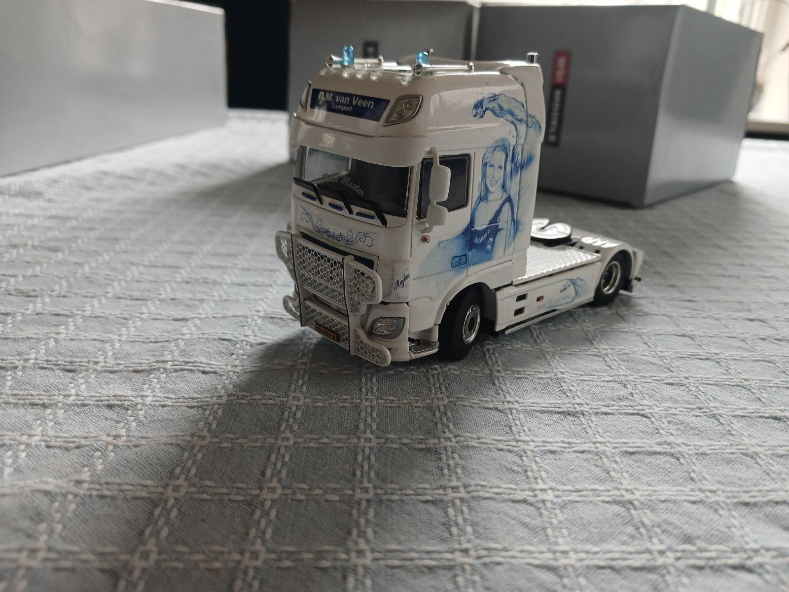 wsi DAF XF M. van Veen model vrachtwagen, Overige merken, 1:50 of kleiner, Ophalen of Verzenden, Zo goed als nieuw
