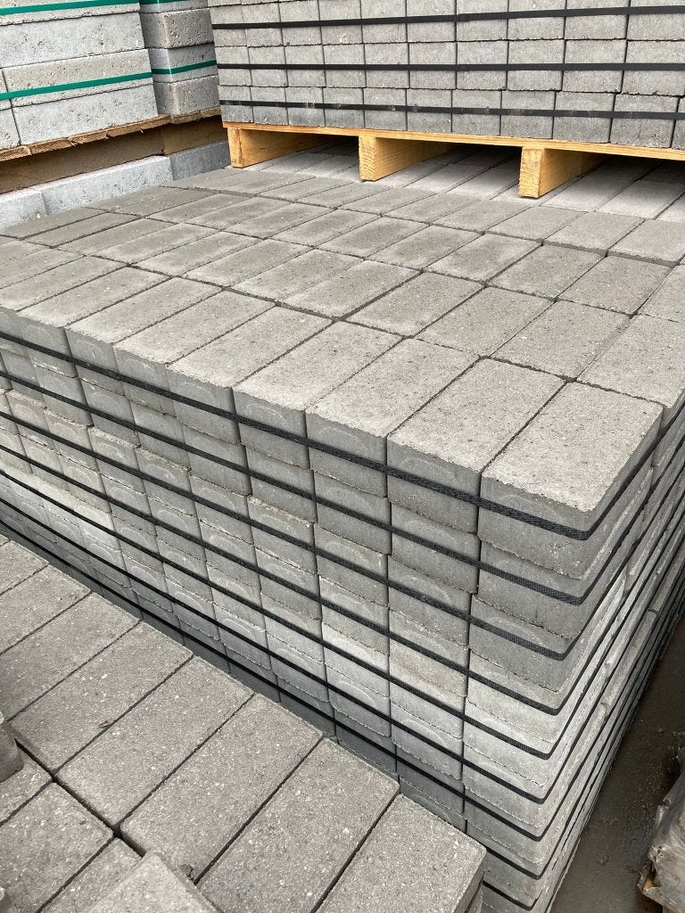 Betonklinker grijs nieuw (P01), Ophalen, Klinkers, Nieuw, 10 m² of meer