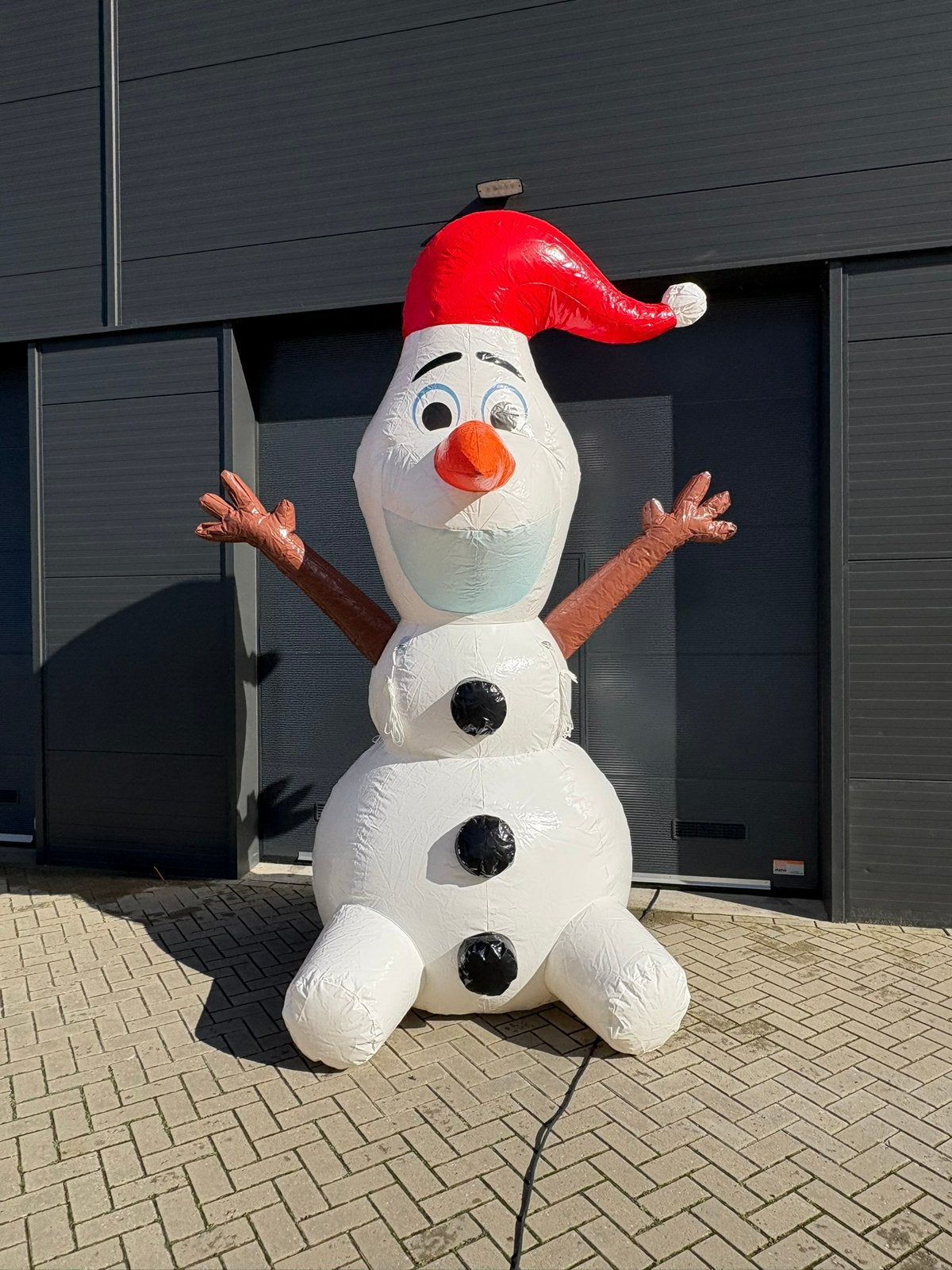 te koop SNEEUWPOP KIDS 3,5 METER olaf (springkussen), Ophalen, Zo goed als nieuw, Abraham of Sarah