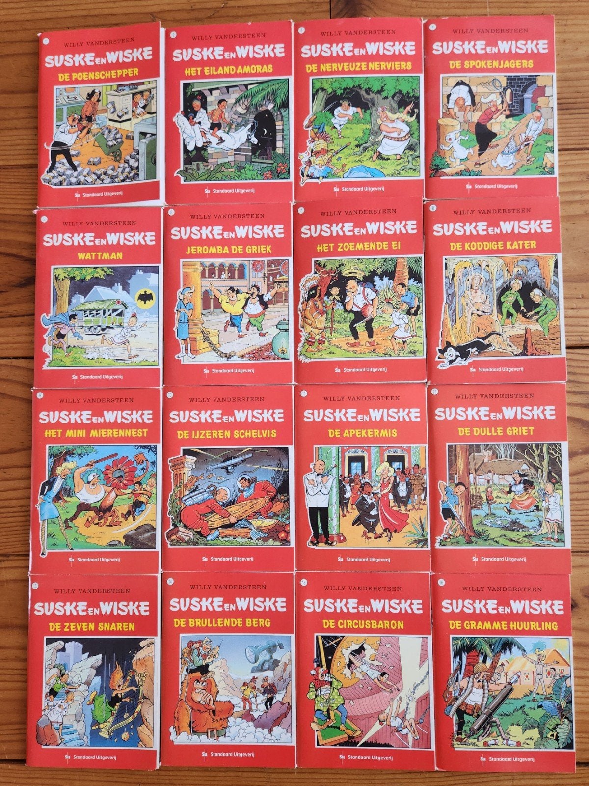 Suske en Wiske stripboeken - 16 delen, Boeken, Meerdere stripboeken, Ophalen of Verzenden, Gelezen
