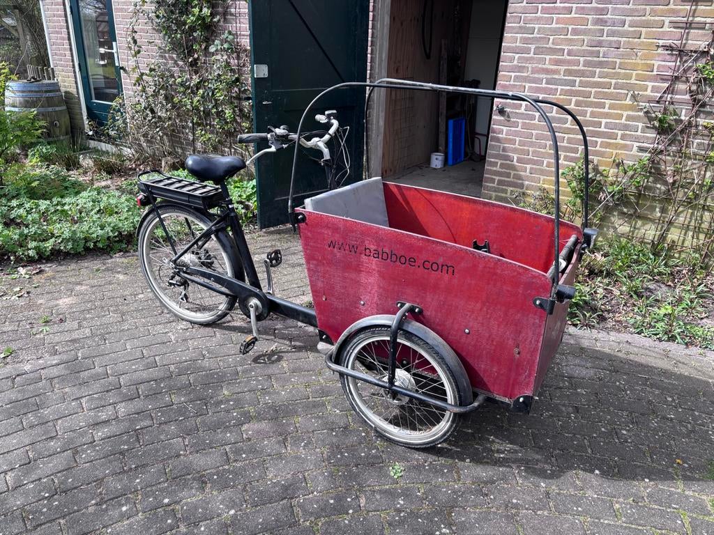 Elektrische Babboe Big bakfiets, Gebruikt, Elektrisch, 2 kinderen, Ophalen