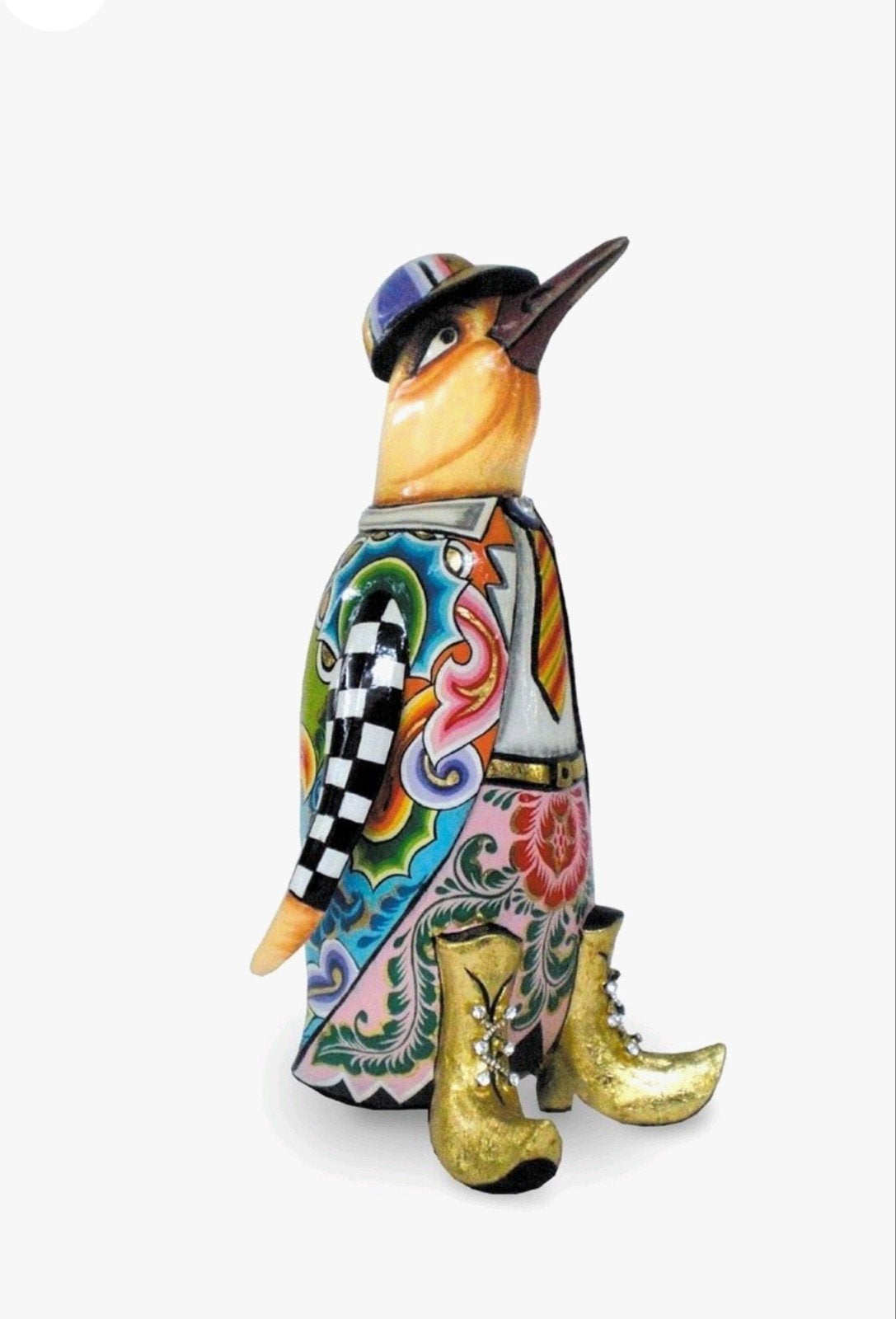 Grote Tom Drag Pinguïn Beeldje - Kleurrijk & Uniek, Ophalen of Verzenden, Zo goed als nieuw