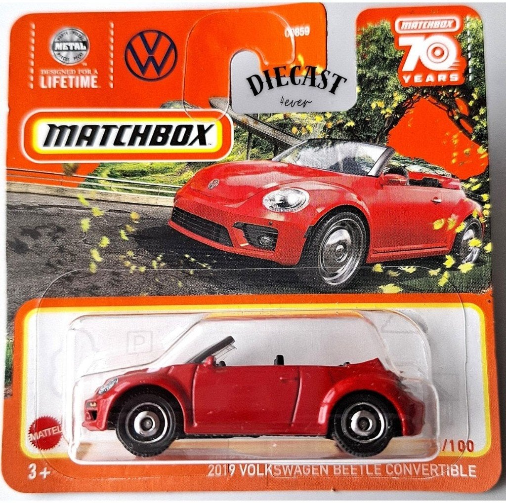 Matchbox 2019 Volkswagen Beetle Convertible, Ophalen, Nieuw, Auto