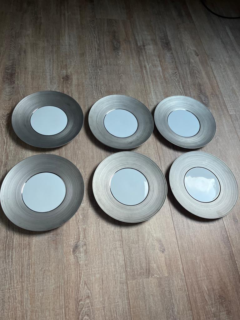 6 onderborden Villa Collection - Zo goed als nieuw, Huis en Inrichting, Keuken | Servies, Ophalen of Verzenden, Zo goed als nieuw