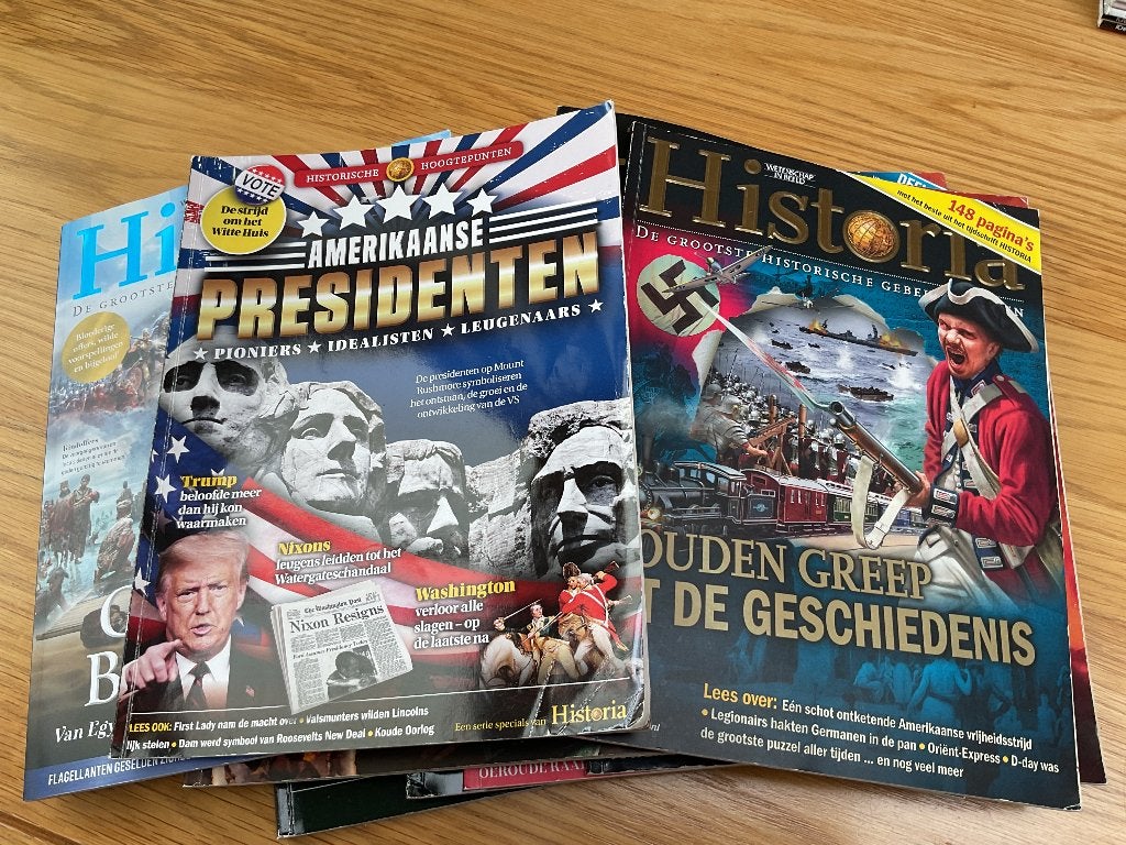 Historia tijdschriften, Ophalen of Verzenden, Gelezen, Overige typen