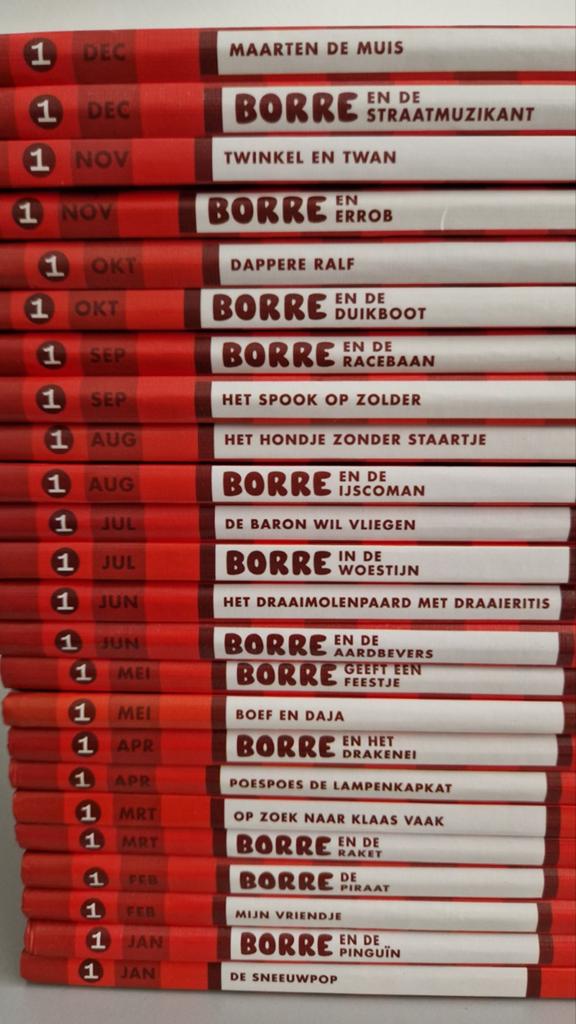Hele collectie Borre boeken - groep 1, 2 en 3: 72 stuks, Boeken, Ophalen of Verzenden, Gelezen, Jeroen Hoogerwerf, Fictie algemeen