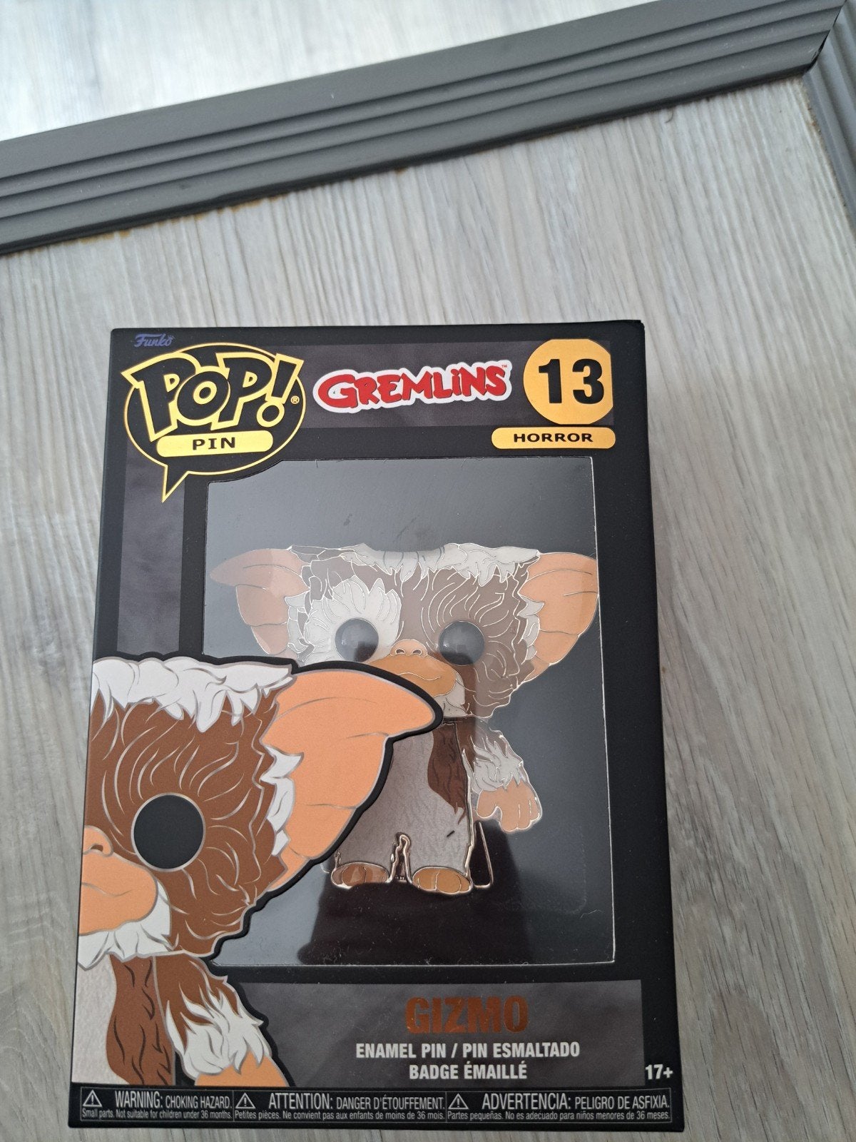 Funko Pop! Pin Gremlins Gizmo #13 Horror Emaille Pin, Ophalen of Verzenden, Nieuw