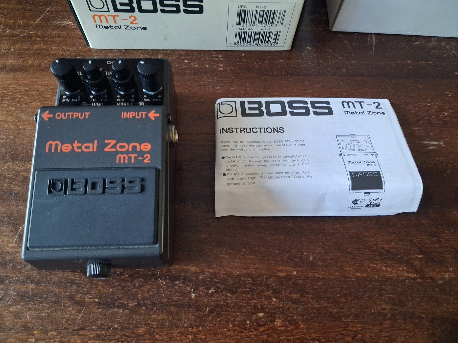 Boss MT-2 Metal Zone gitaarpedaal, Muziek en Instrumenten, Effecten, Ophalen of Verzenden, Zo goed als nieuw, Distortion, Overdrive of Fuzz