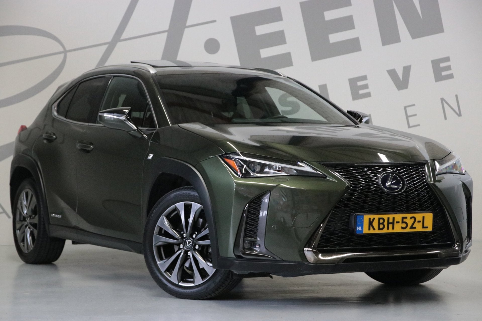 Lexus UX 250h F Sport Line/LED, Gebruikt, 4 cilinders, Leder en Stof, Bedrijf
