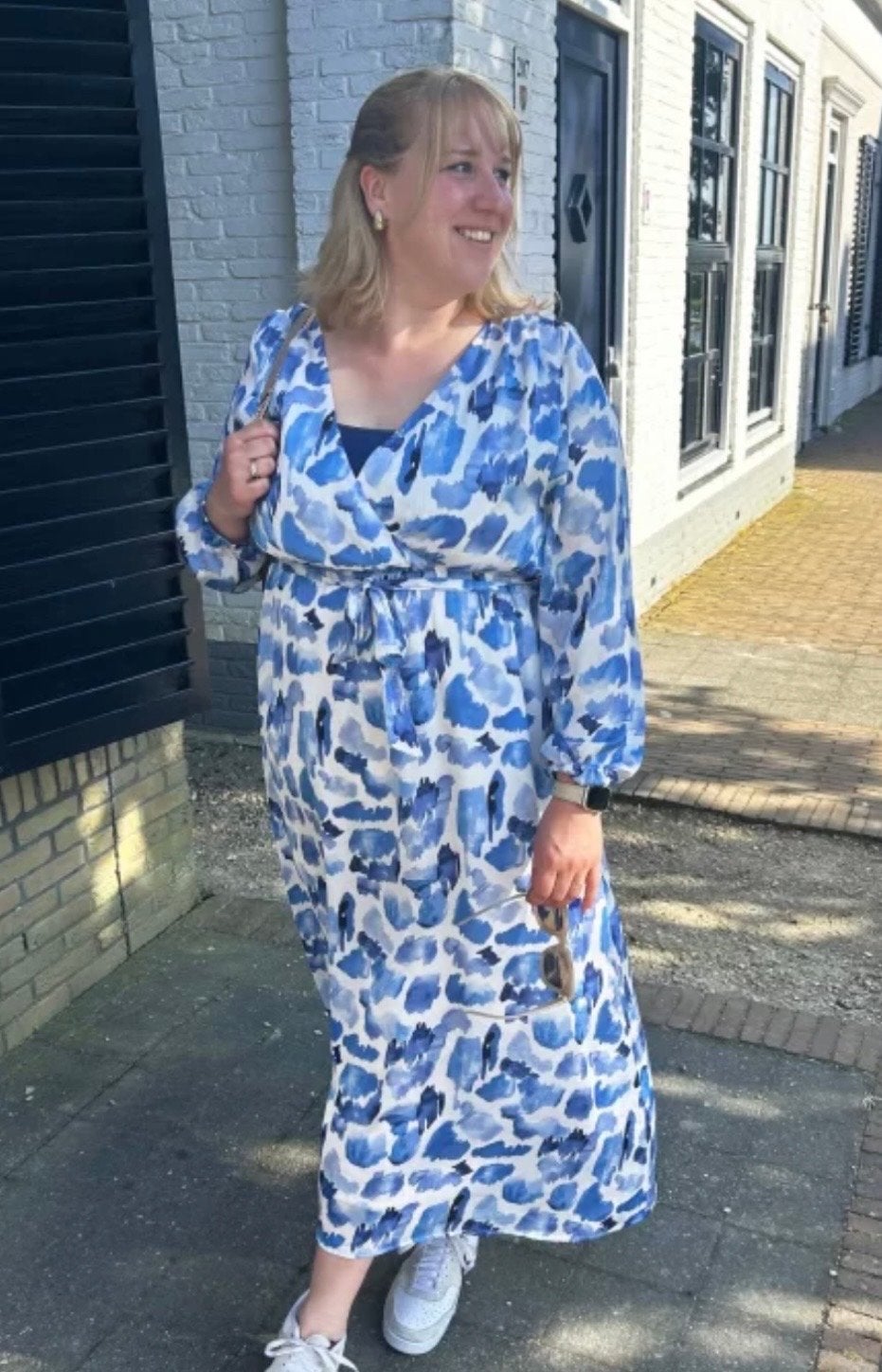 Smashed Lemon jurk, maat 3XL, Kleding | Dames, Jurken, Blauw, Maat 46/48 (XL) of groter, Ophalen of Verzenden, Zo goed als nieuw