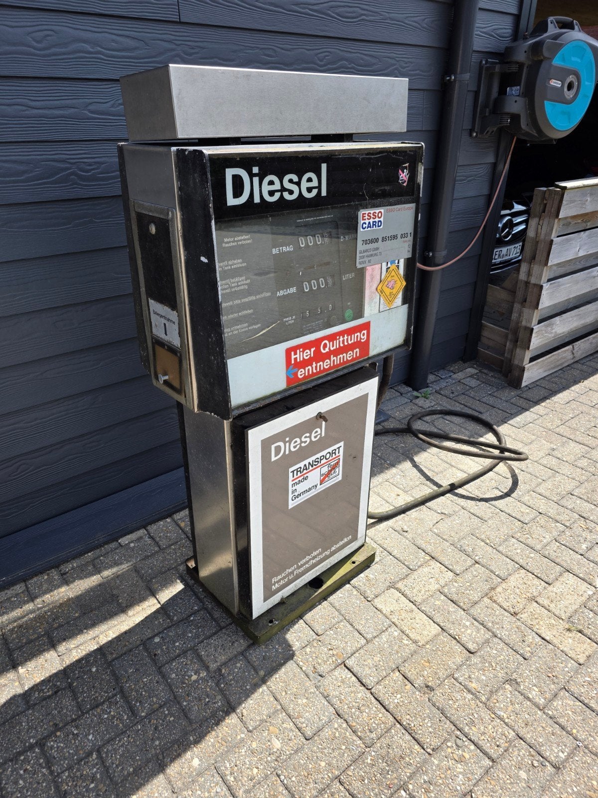 Gilbarco dieselpomp Esso, Verzamelen, Ophalen, Gebruikt