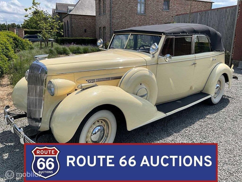 Buick Roadmaster | 1936 | Route 66 Auctions, Auto's, Oldtimers, Overige carrosserieën, Zwart, Bedrijf, Handgeschakeld