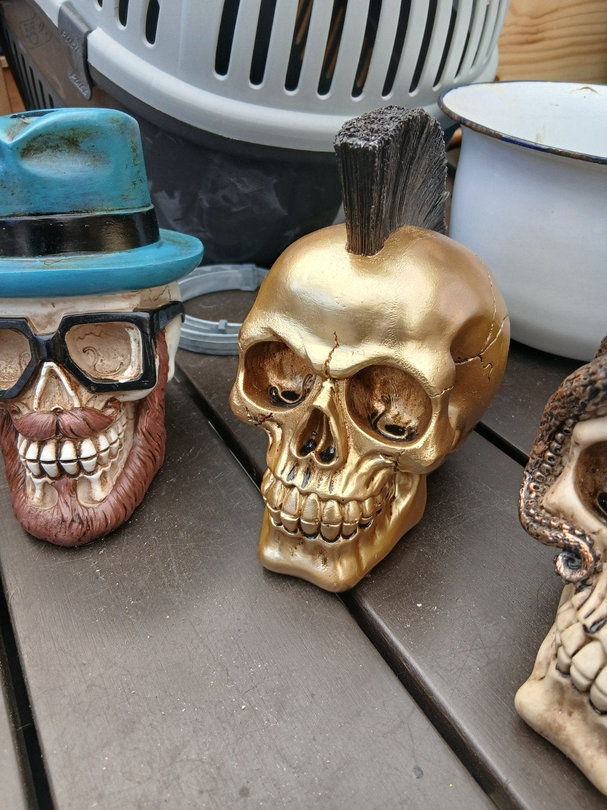 Decoratieve schedels - Punk, Hipster, Ophalen of Verzenden, Gebruikt, Overige typen