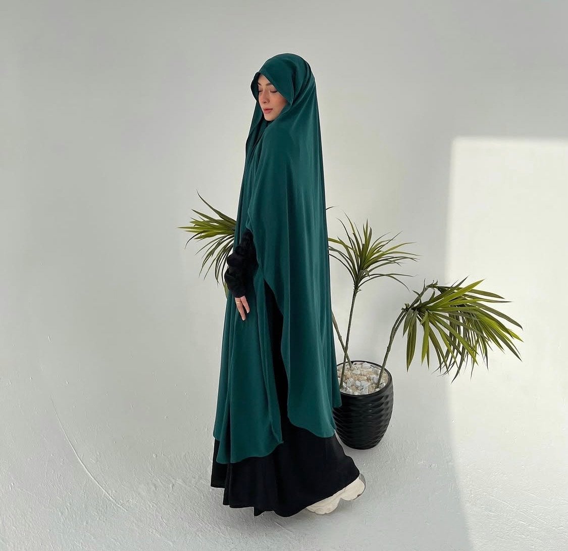 Lange Khimaar met Mooi Design, Ophalen of Verzenden, Nieuw