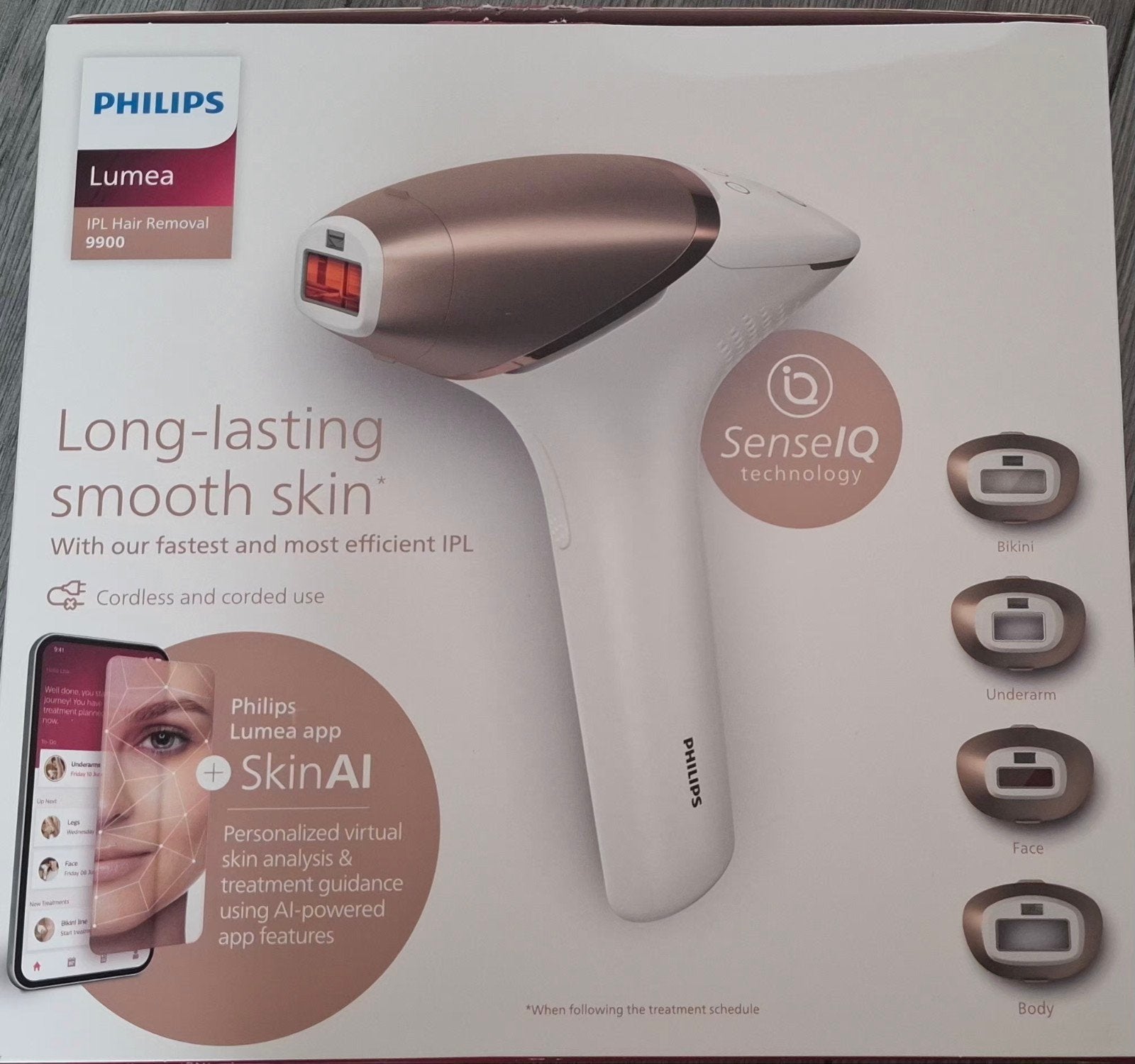 Philips  Lumea IPL Hair Removal 9900 - Nieuw in doos, Ophalen of Verzenden, Nieuw, Scheren en Epileren