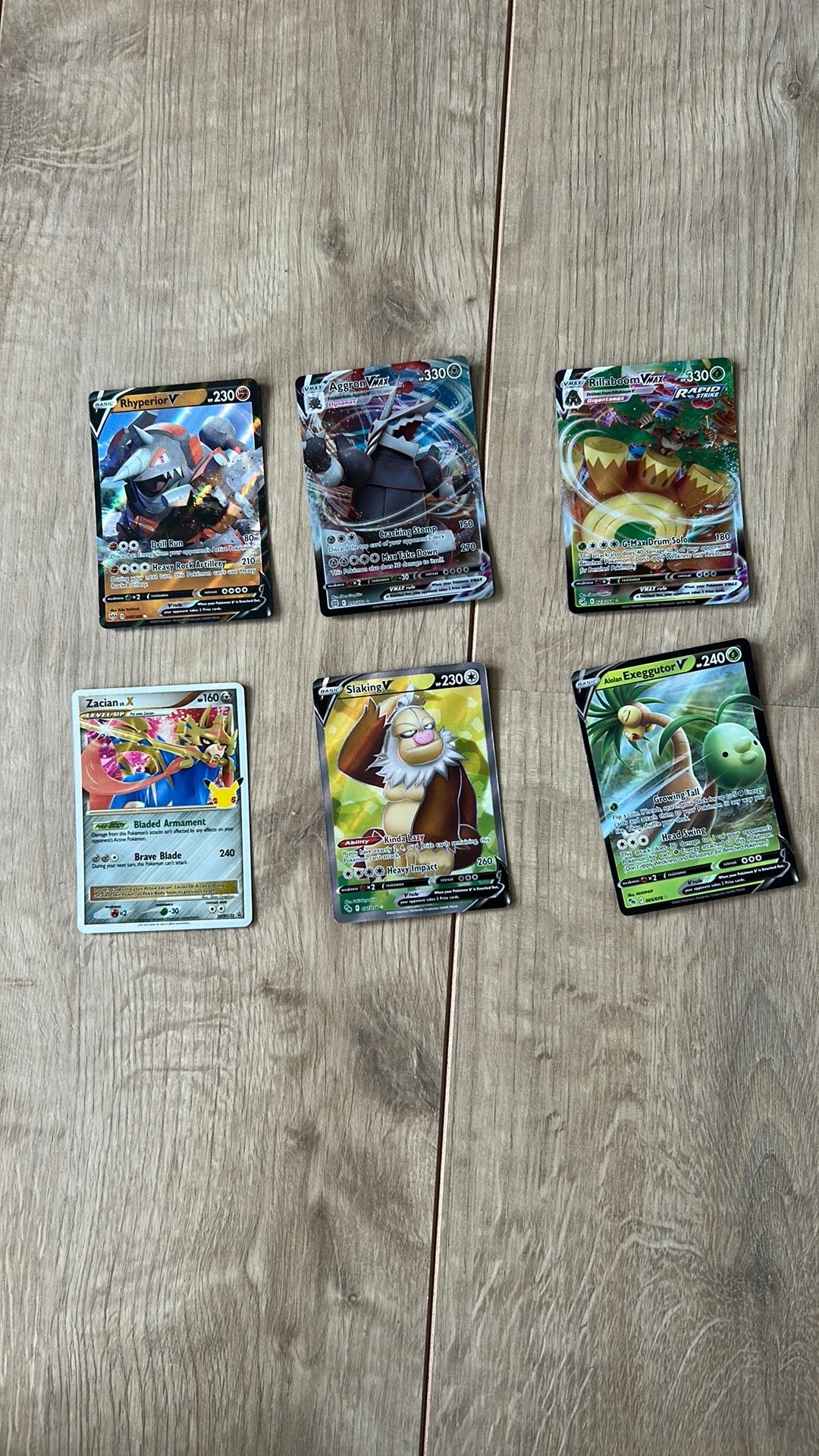 6 pokemon kaarten, Ophalen of Verzenden, Zo goed als nieuw, Meerdere kaarten, Foil