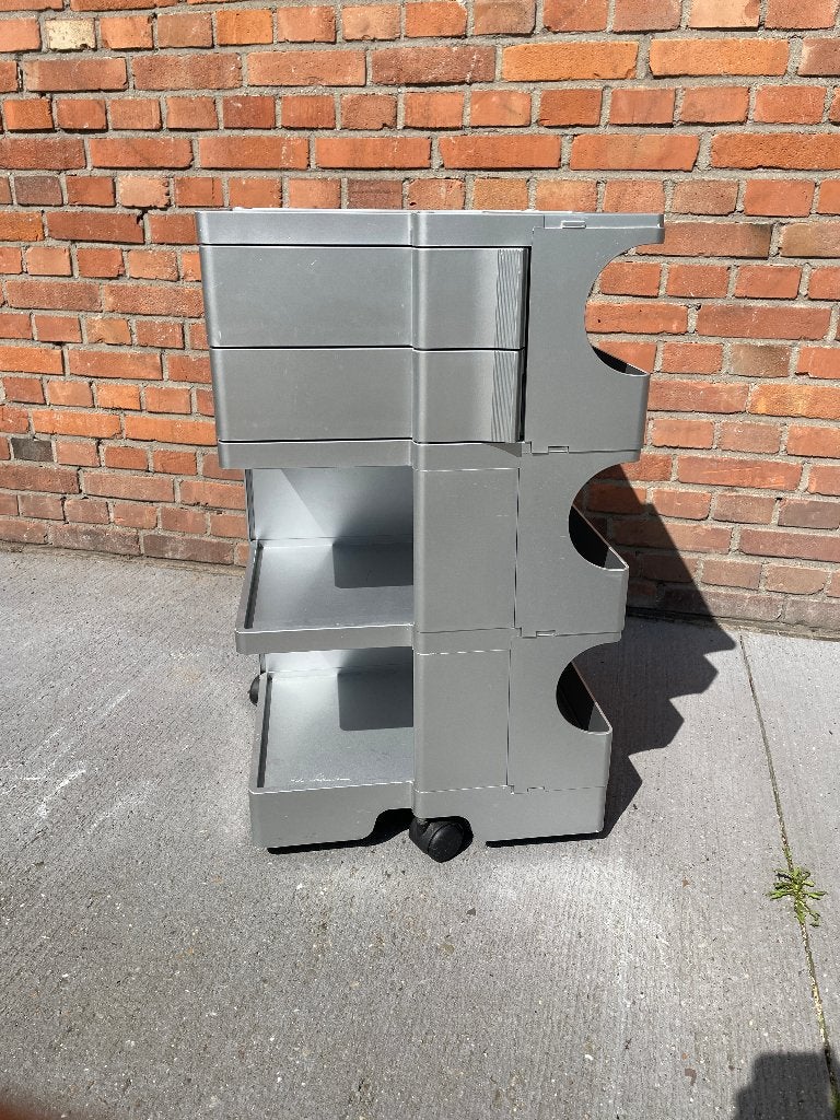 joe colombo Boby Trolley zilver, Ophalen, Zilver, Verstelbaar, Overige typen