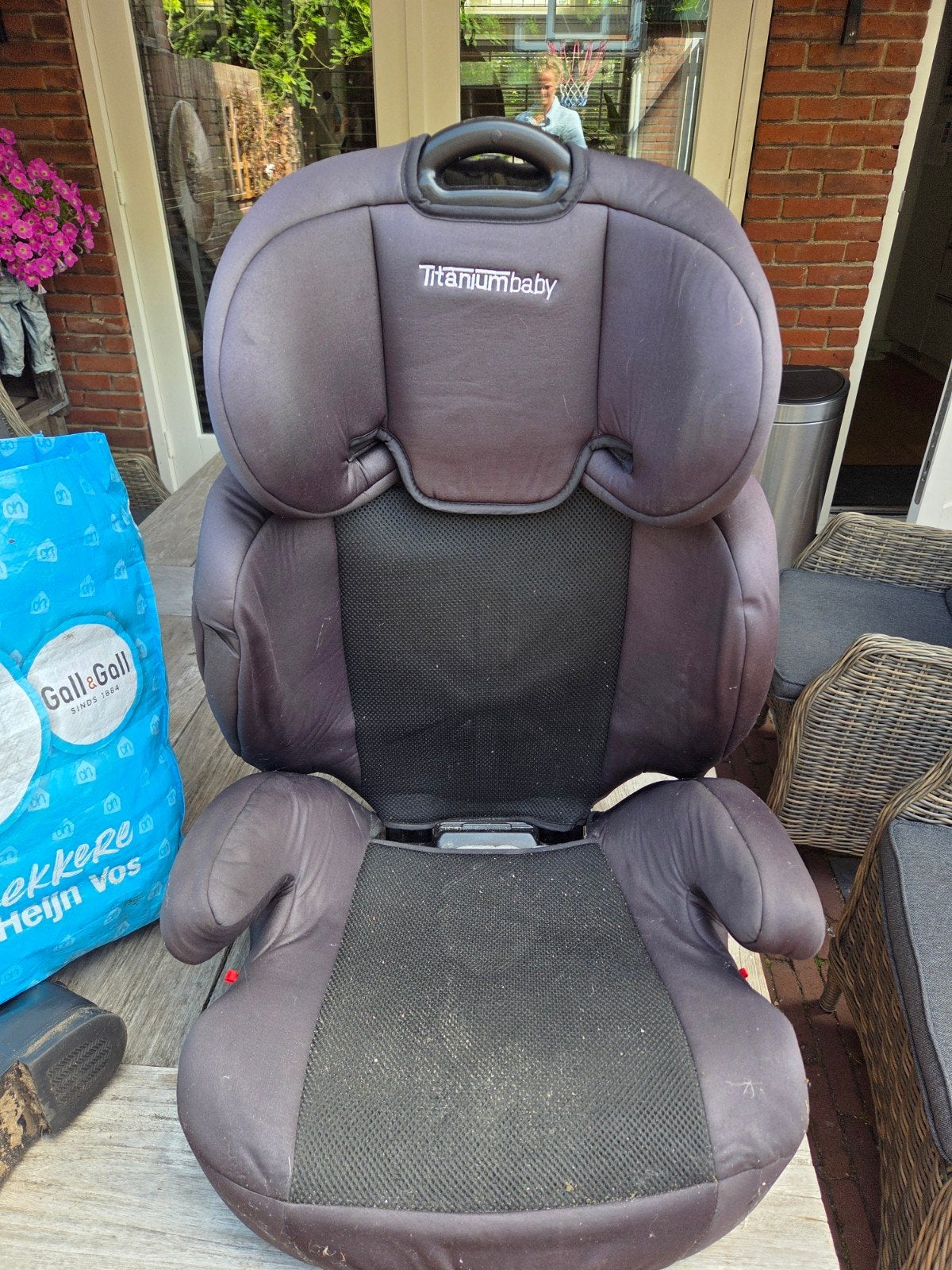 autostoel titaniummbaby, 15 t/m 36 kg, Ophalen, Overige merken, Gebruikt
