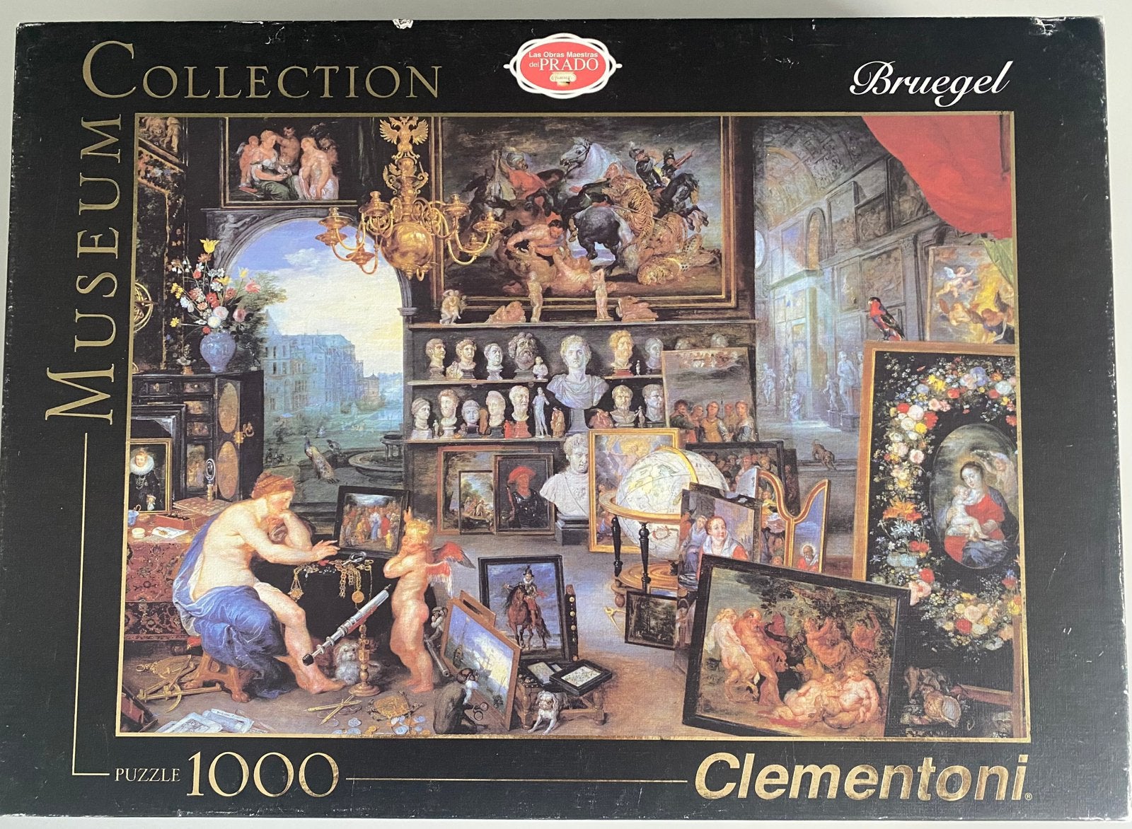 Clementoni Museum Collection Allegorie van het zicht, Ophalen of Verzenden, 500 t/m 1500 stukjes, Zo goed als nieuw, Legpuzzel