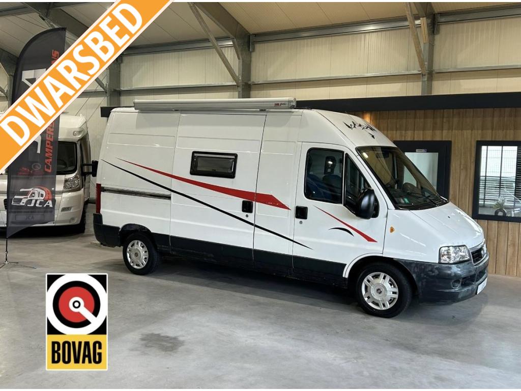 Fiat DUCATO560 Compact Vast Bed 2004 2.3JTD, Buscamper of Camperbus, Koelkast, Fiat, Luifel