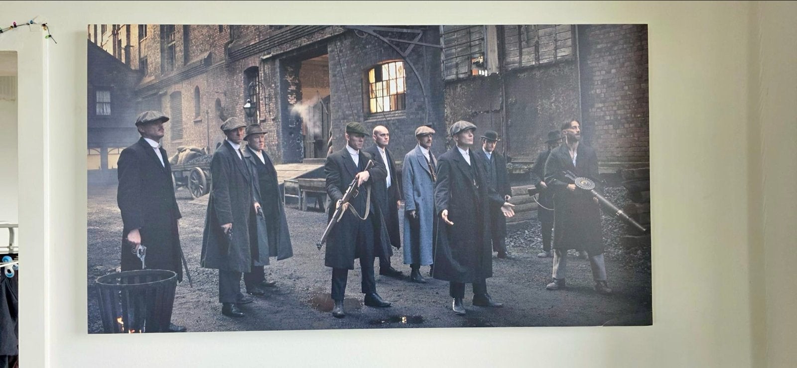 Peaky Blinders Canvas Schilderij - 60 x 110 cm, Ophalen, Gebruikt, 125 cm of meer, Schilderij
